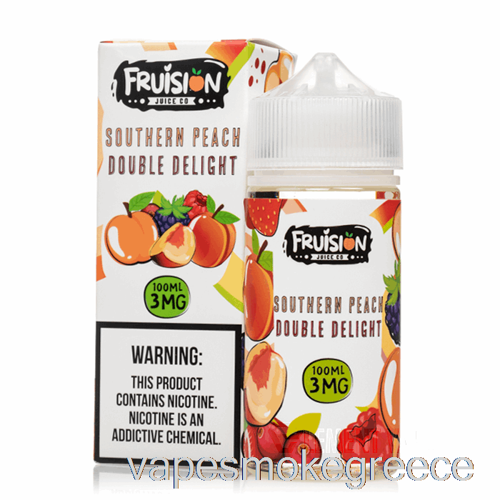 Vape Greece Southern Peach Double Delight - Fruision Juice Co - 100ml 6mg